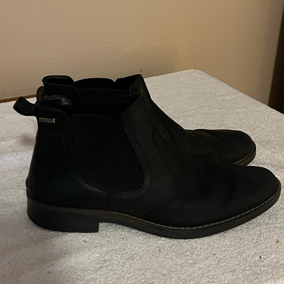 Nordstrom Chelsea Black Waterproof Boots Sz 9 1/2 - Picture 2 of 13